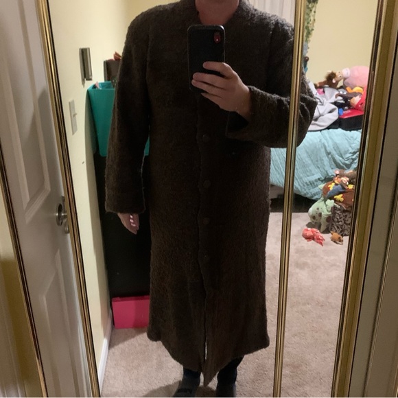 Vintage Clements West wool blend long sweater coat - Picture 15 of 16